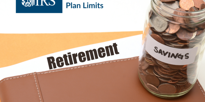 IRS Retirement Savings and Jar of Money