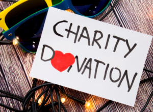 Charity Donation sign