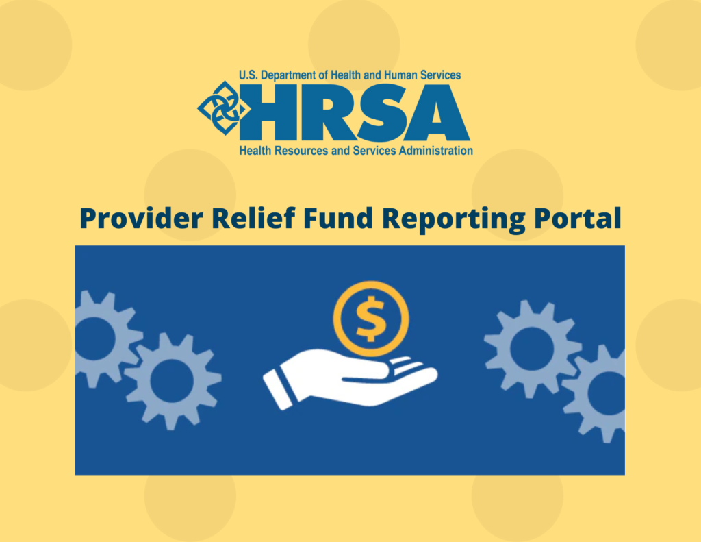 provider relief fund reporting portal