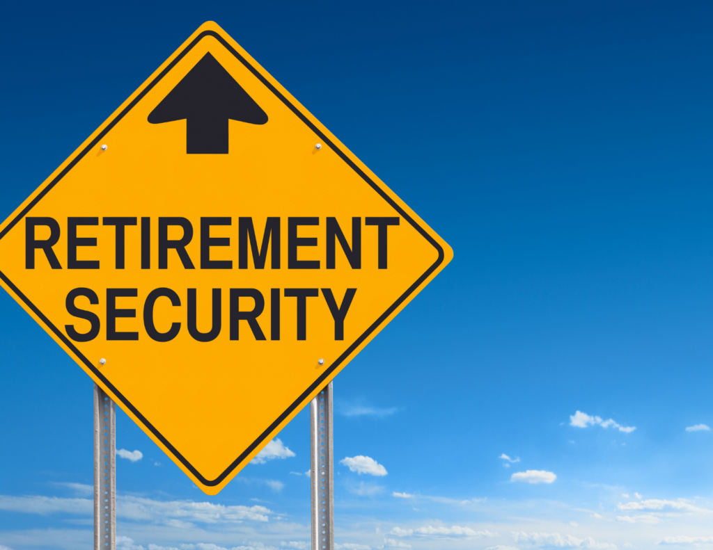 Retirement Security sign