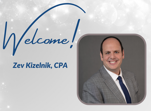 Welcome Zev Kizelnik CPA